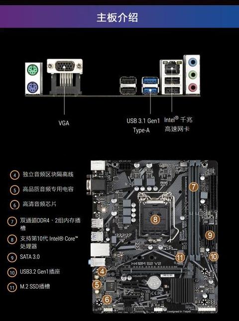 技嘉h410m主板说明书